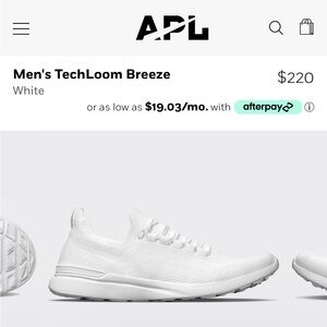 APL Men's TechLoom Breeze White Size 12